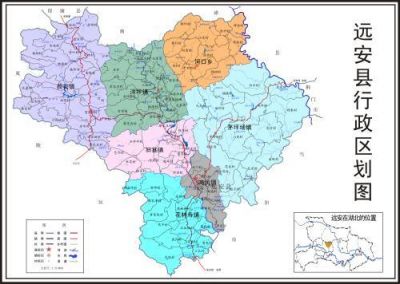 湖北省远安县，因其近瑶而远离京城得名，全国绿色小康县