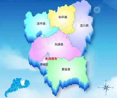 广东省面积第二大县，河源市东源县