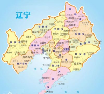 划分为14个地区的辽宁省介绍